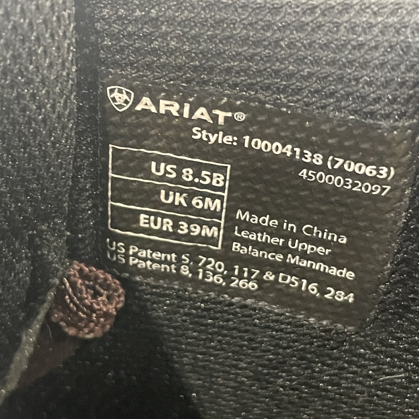ARIAT Terrain Hiking Boots 10004138 Leather Upper ATS Insole Women’s 8.5 B Brown