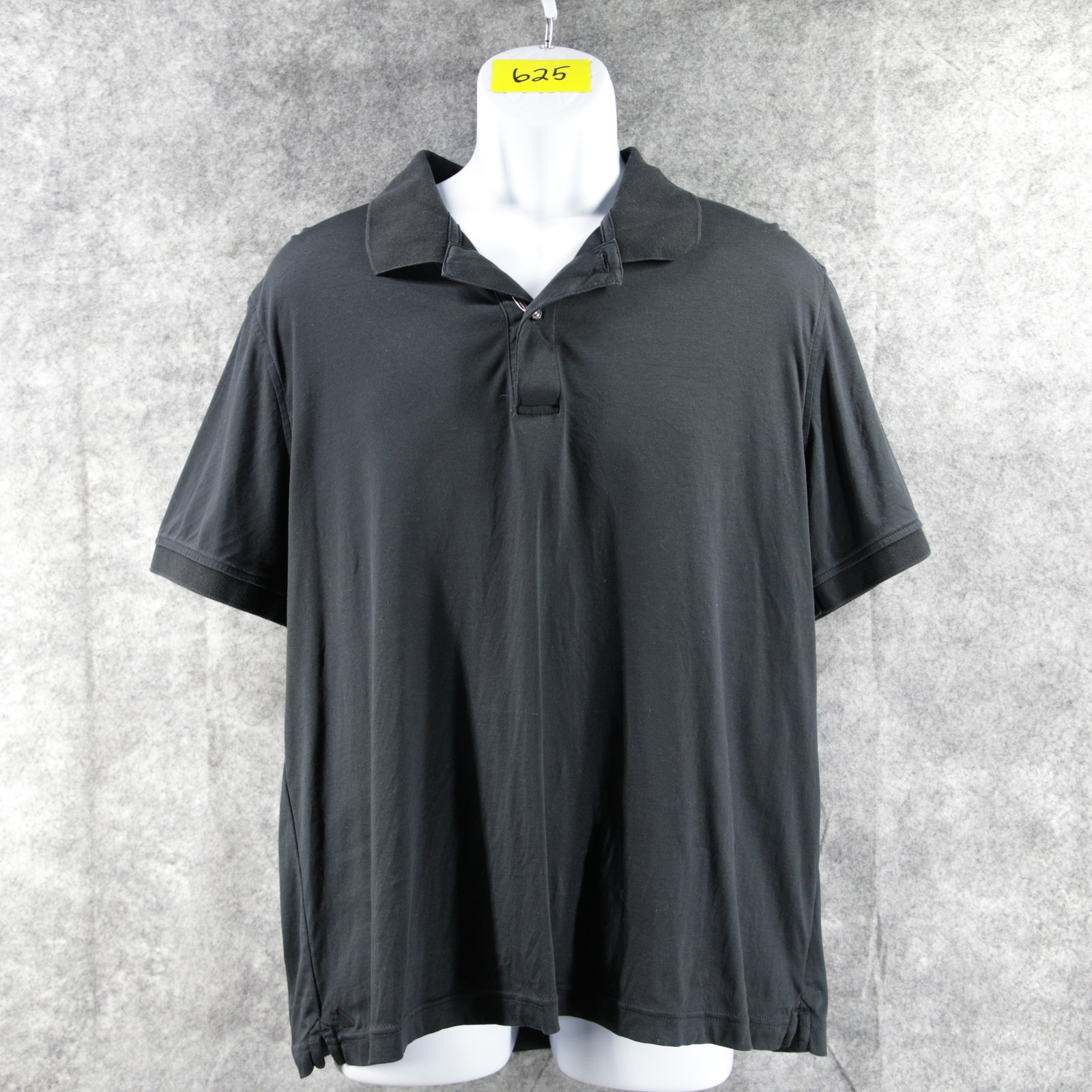UNTUCKit Polo Shirt Mens Large Black Short Sleeve Casual Cotton Made Sri Lanka
