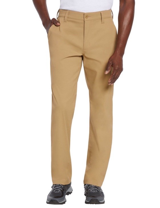 Eddie Bauer Tech Men’s Chino Pants Khaki 32 X 30 Water Repellent UPF50 Stretch
