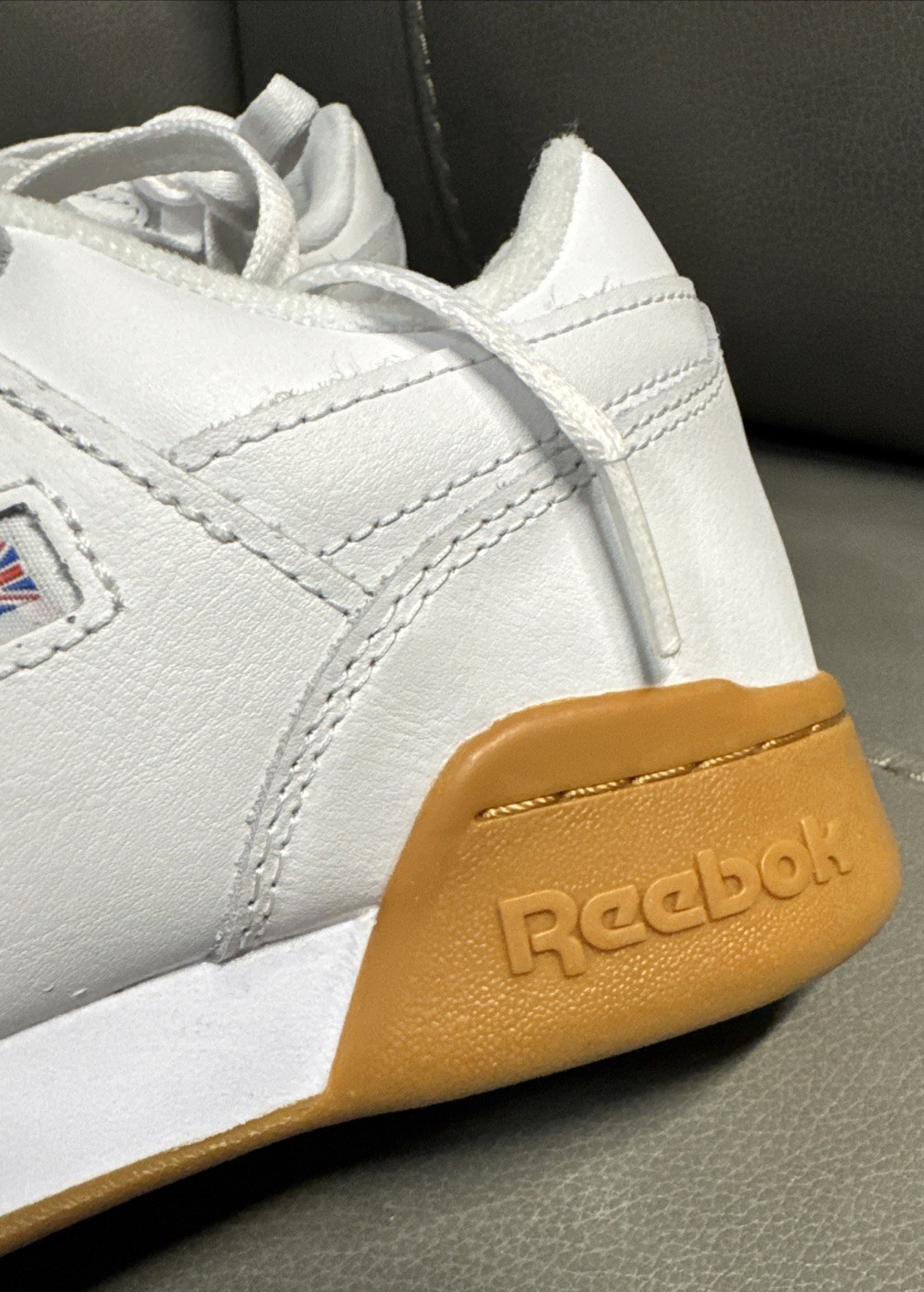 Reebok Workout Plus Training White/Gum Men’s Shoes CN 2126 US 7.5 NWT