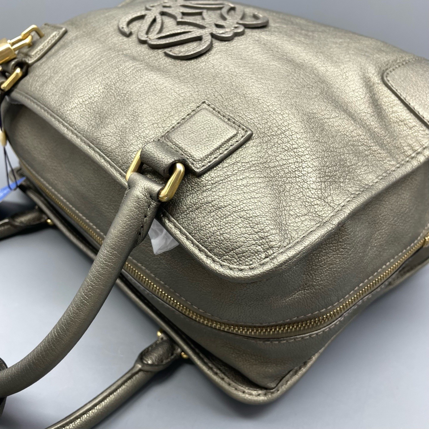 Loewe Pre-Owned Authentic Satchel 35*21*14cm Metal Free Tracked Shipping