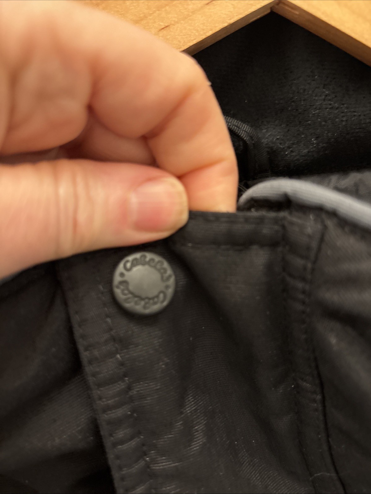 Cabela’s Windstopper Jacket Black Gray Men’s Size XL Collared Zip Up Jacket