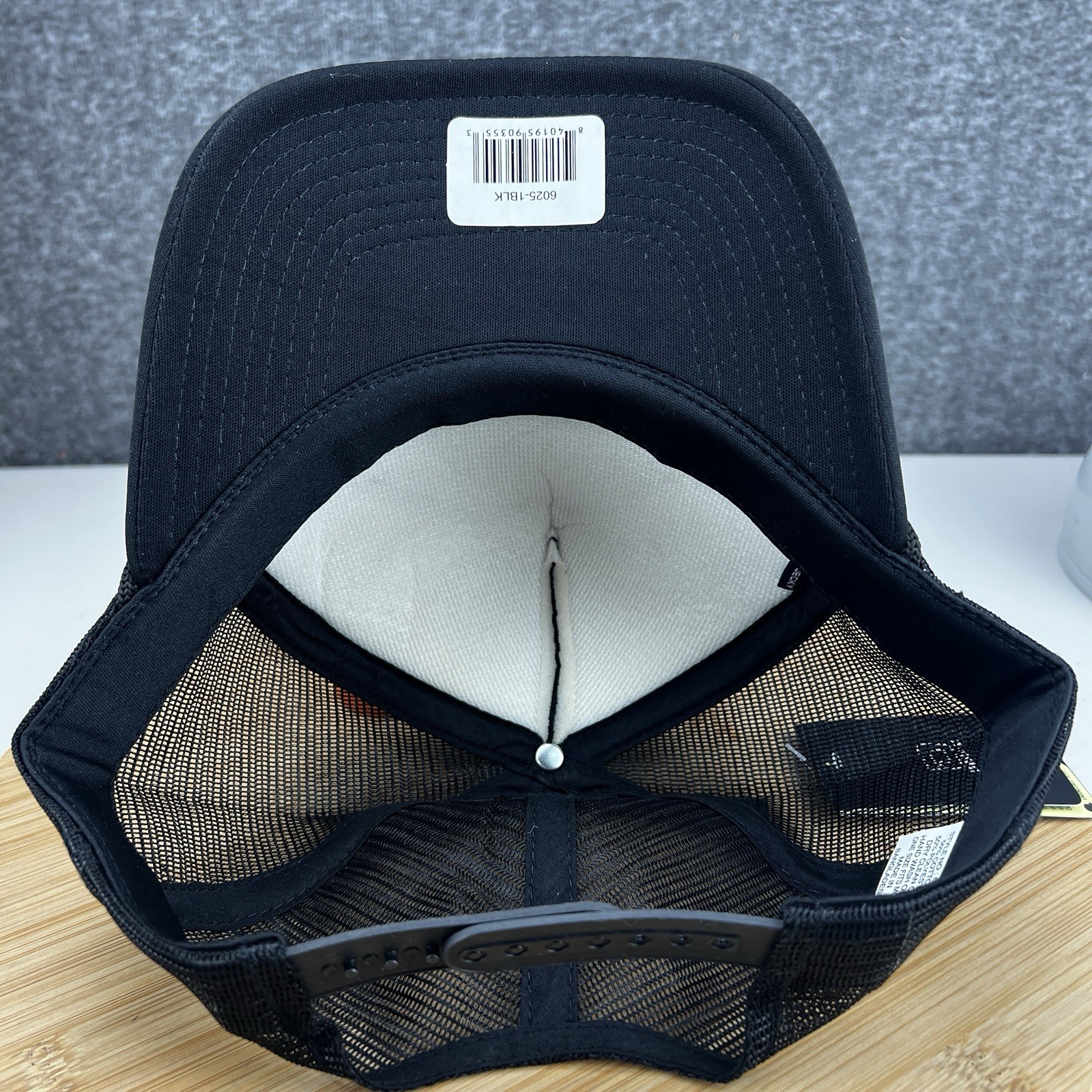 New Malibu Surfing Assoc. Trucker Hat Cap Snapback OSFM Decky Black Mesh Rope