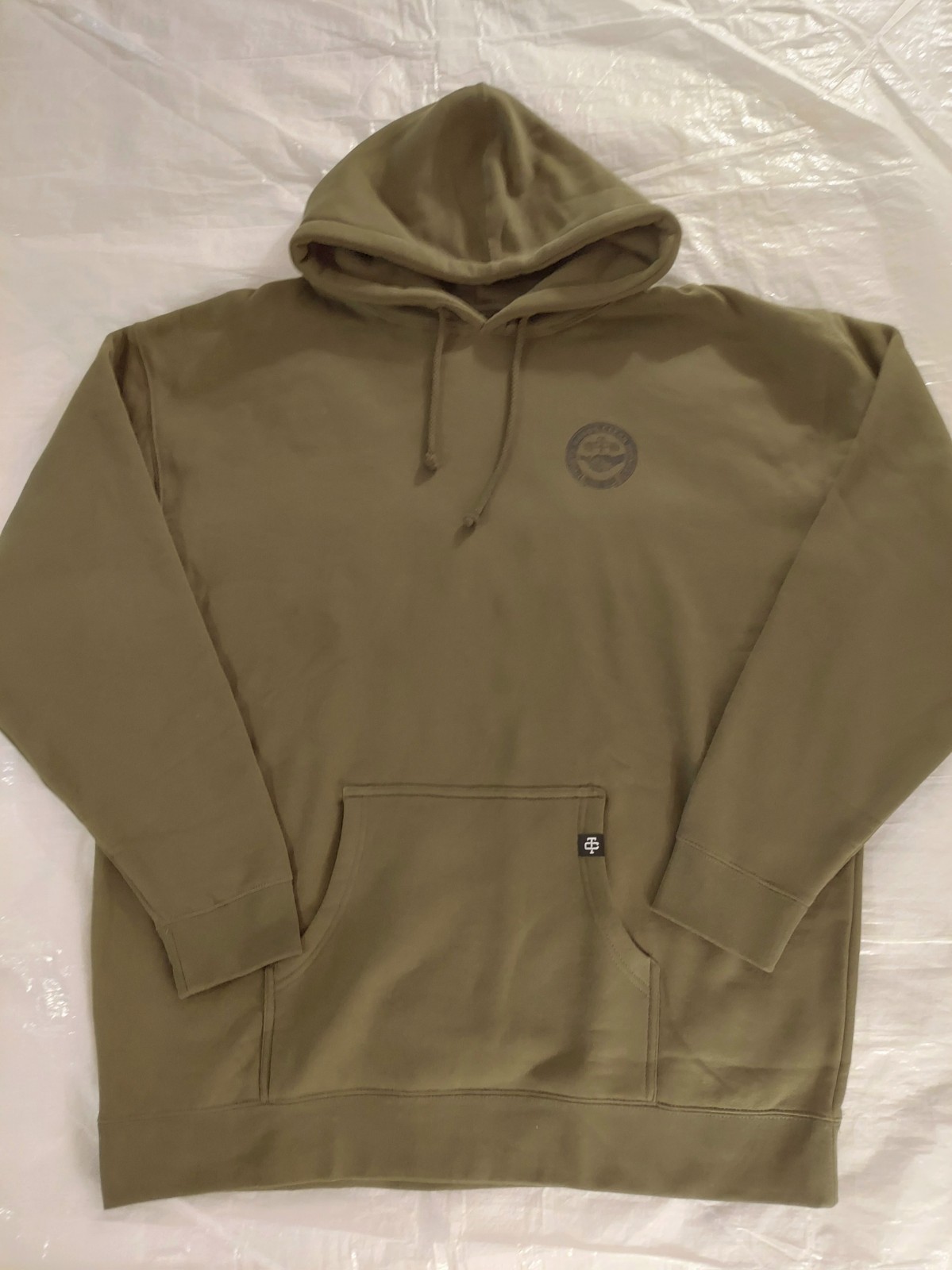 Troll Co Hoodie 3XL Military Green Dirty Hands Clean Money Pullover Retro NWT
