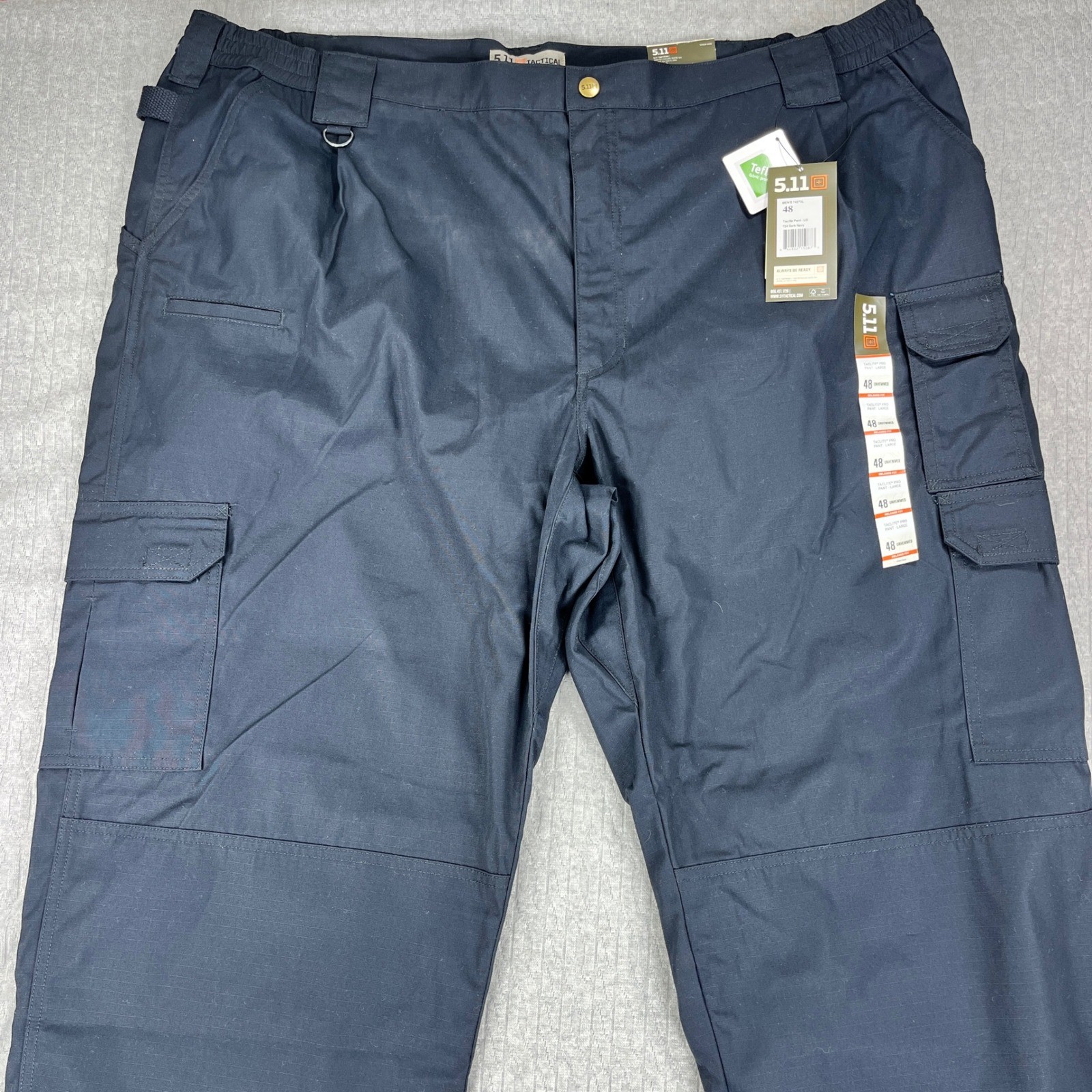 New 5.11 Tactical Taclite Pro Utility Pants Men 48 Black Relaxed Fit Ripstop