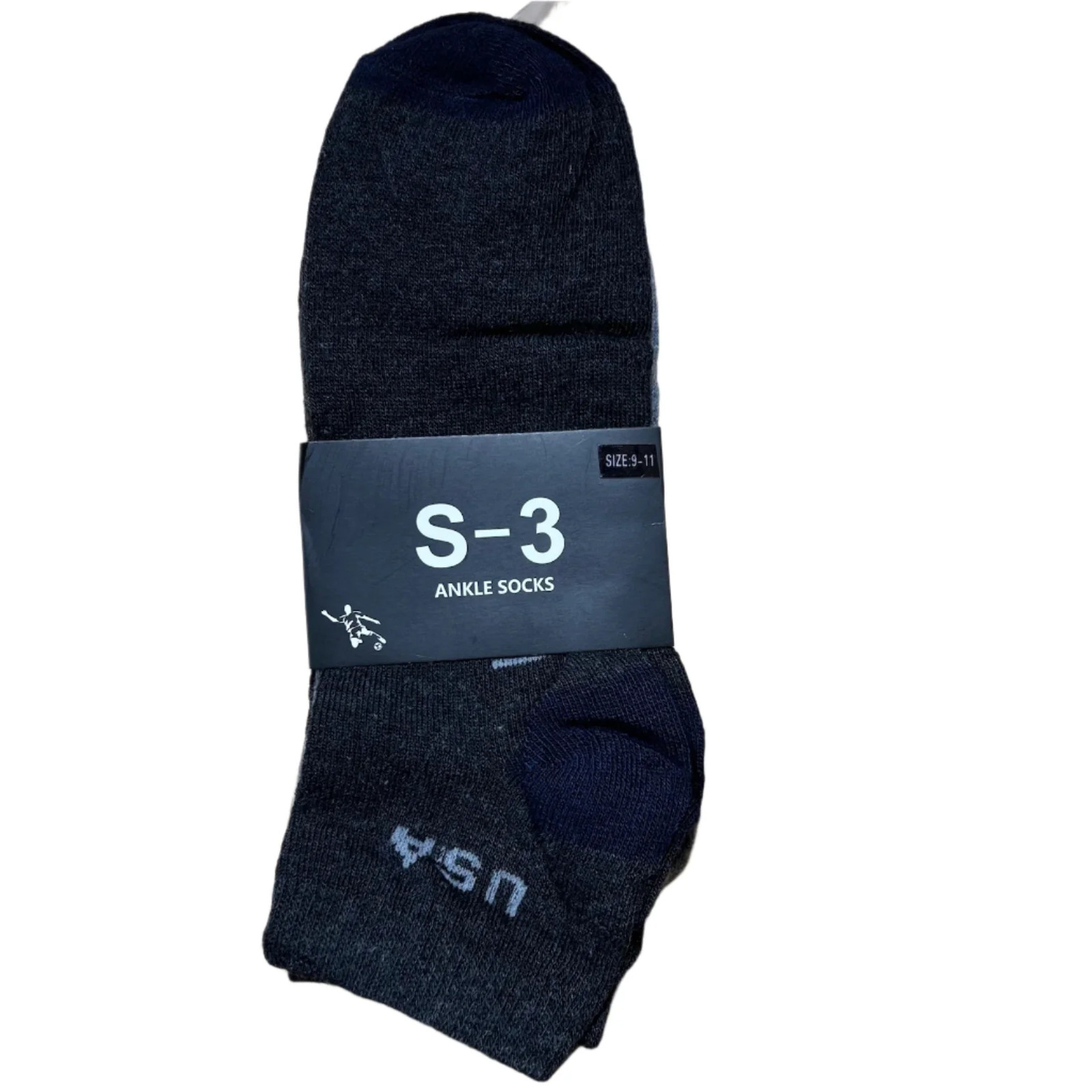 Ankle Socks Golf, Running, Hiking, Biking, Travelers 12 Pack USA