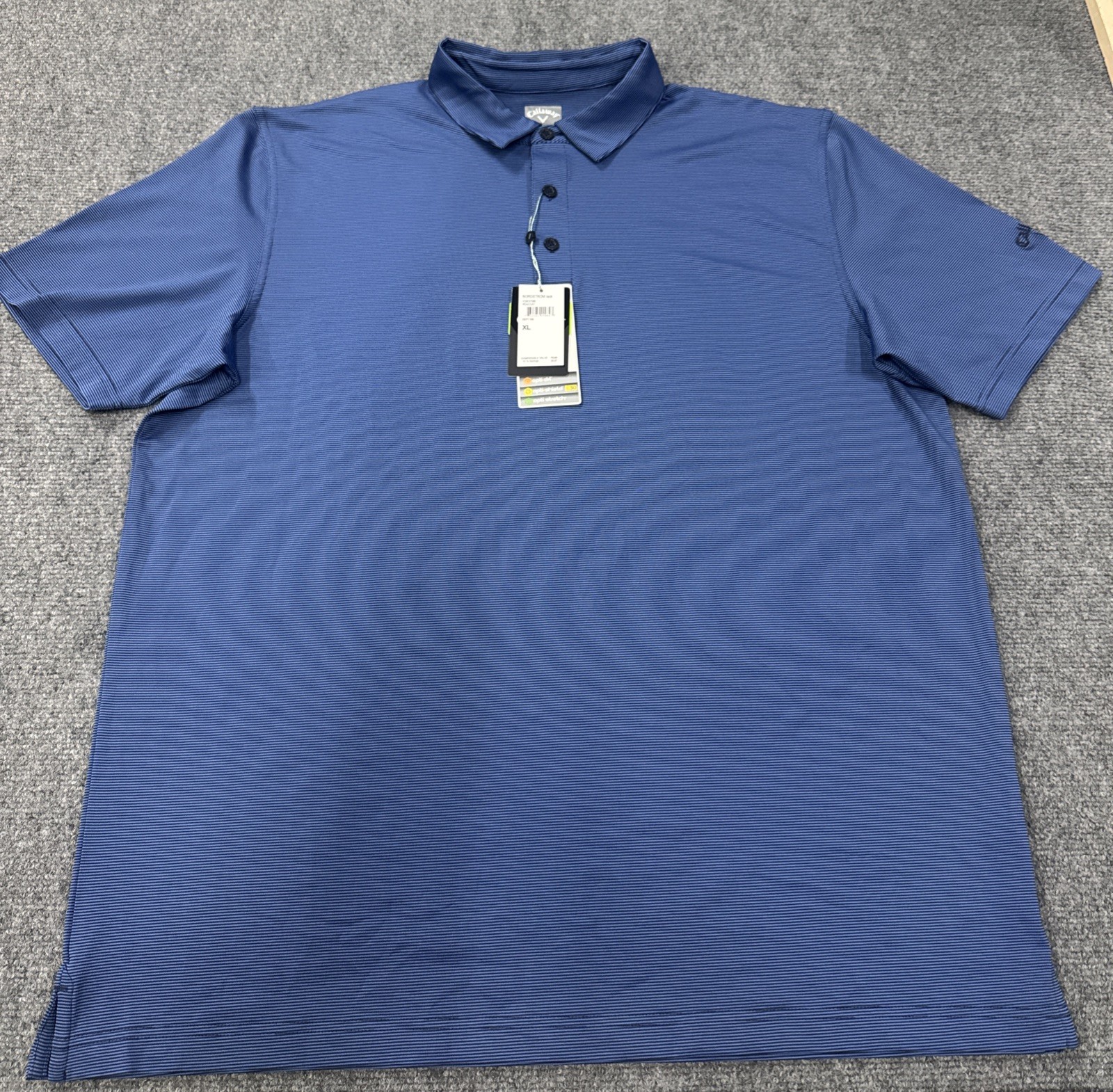 Callaway Men’s Opti-Dri Blue Golf Polo Size XL Short Sleeve Lightweight