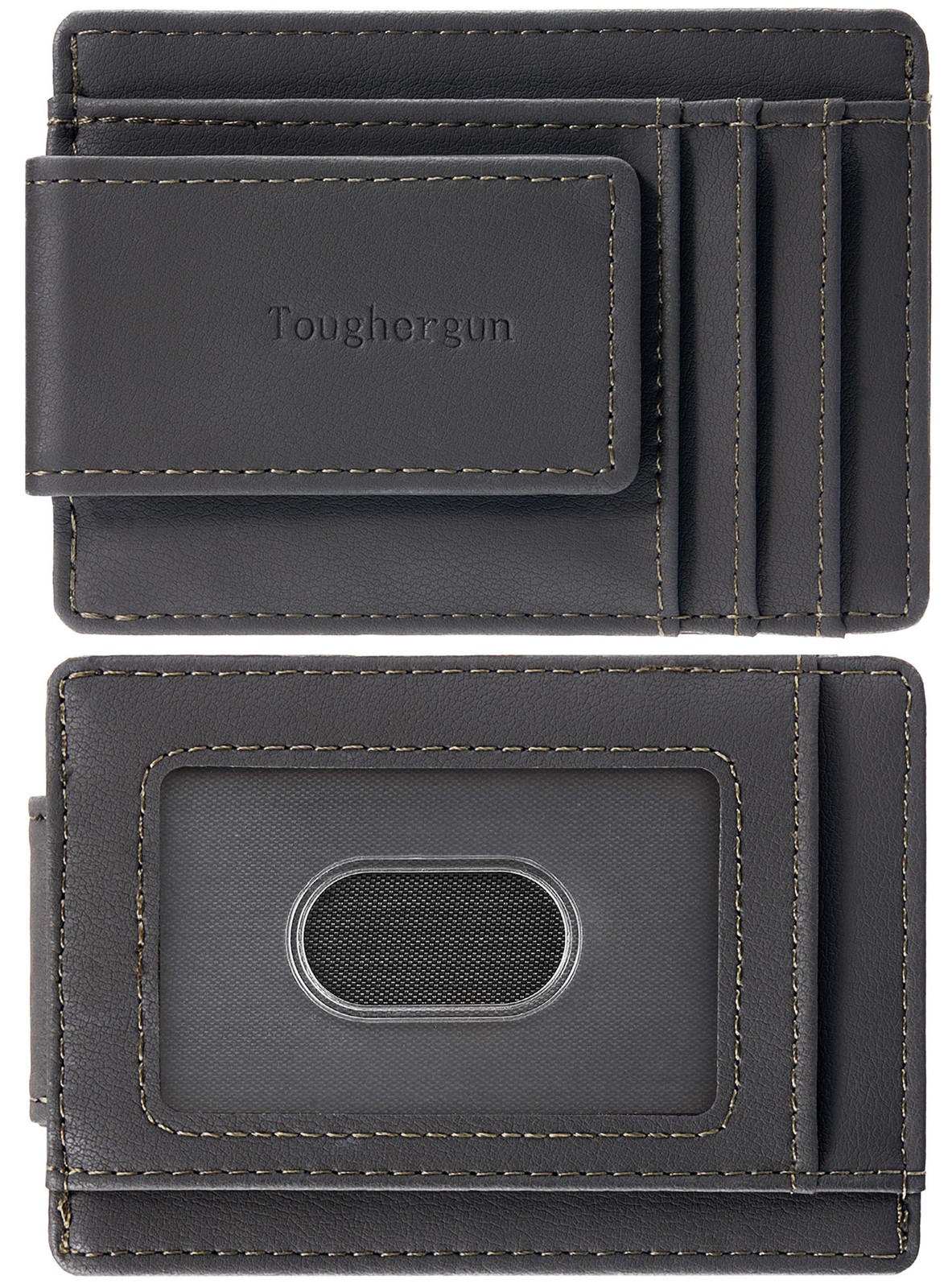 Slim RFID Wallet Mens Money Clip Minimalist Credit Card Holder