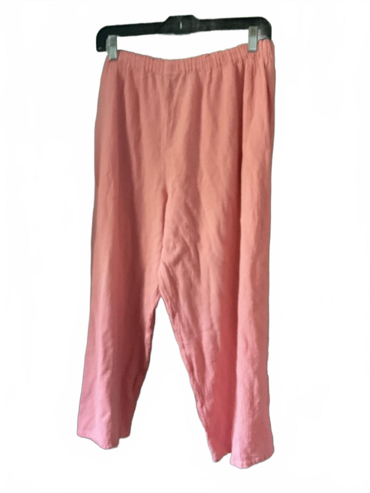 Oh My Gauze! Peach/Pink Lightweight Cotton Top and Pants Set L/XL