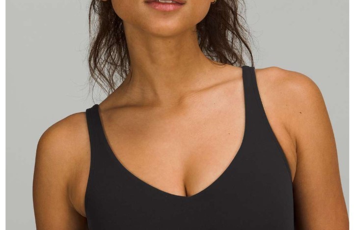 Lululemon Align Scoop-Neck Crop Tank Top Sports Bra White/Black/Pink/Blue 6 S