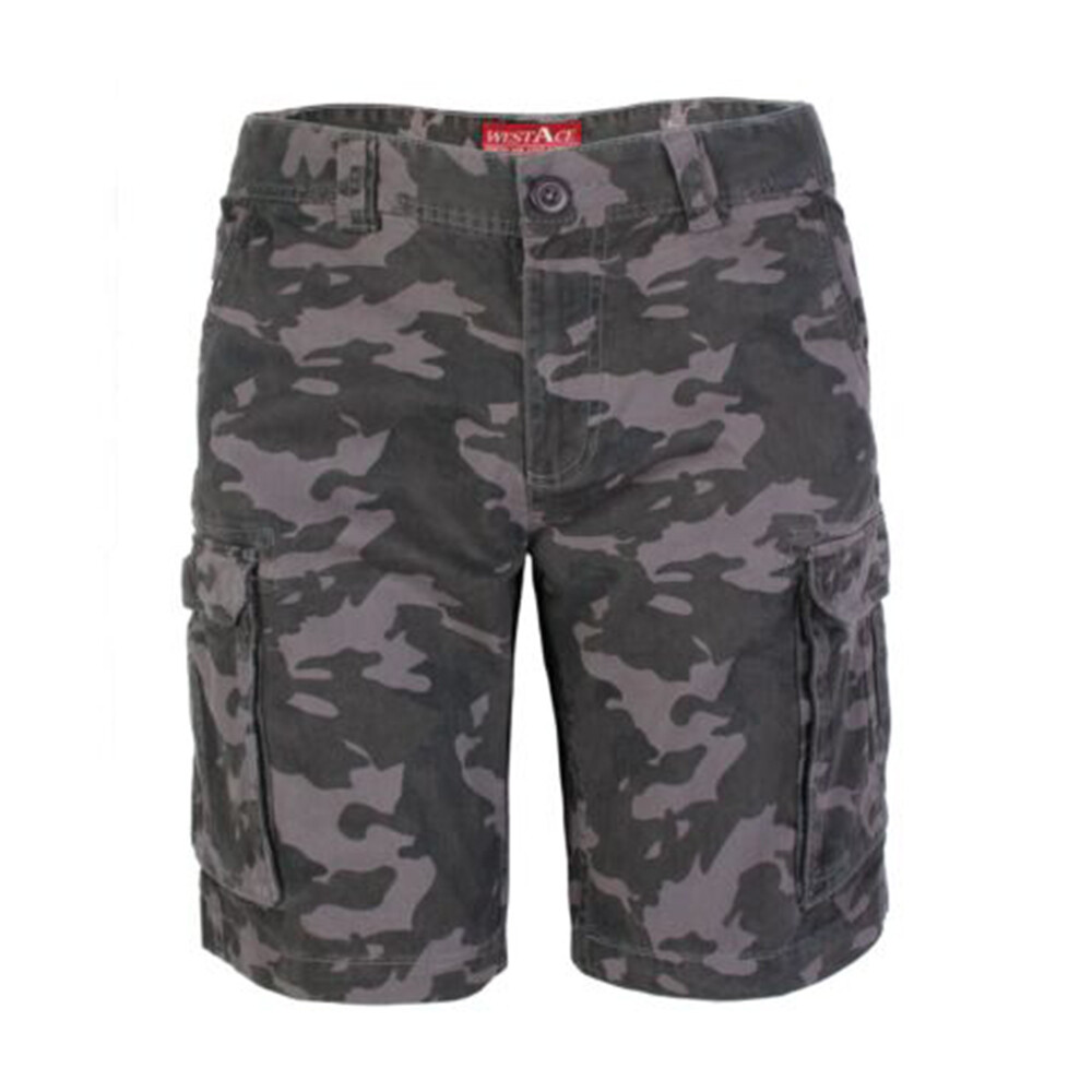 Mens Army Casual Cargo Combat Shorts Cotton Work Chino Camo Half Pant
