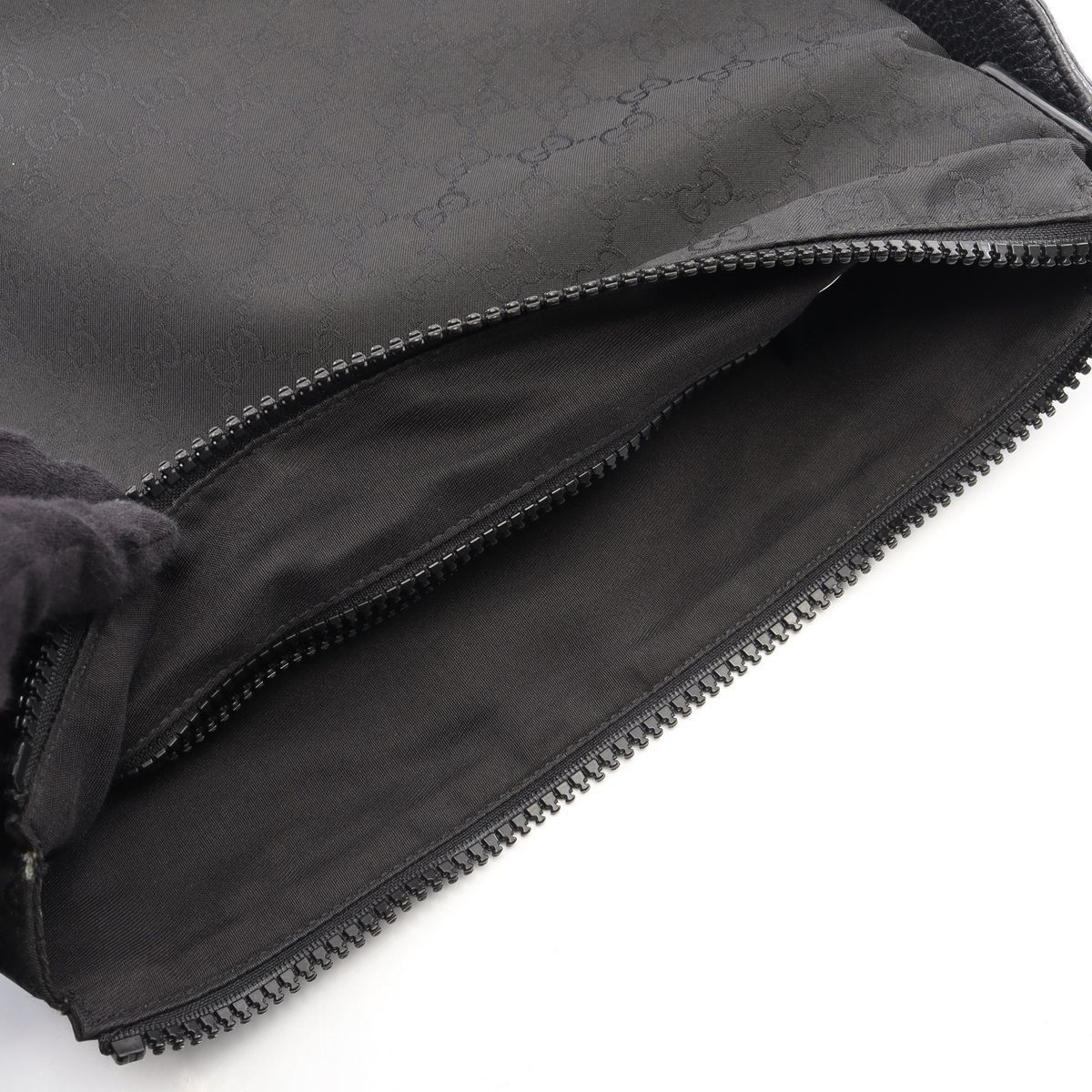 Guccigucci Shoulder Bag Pochette Black One Size Used