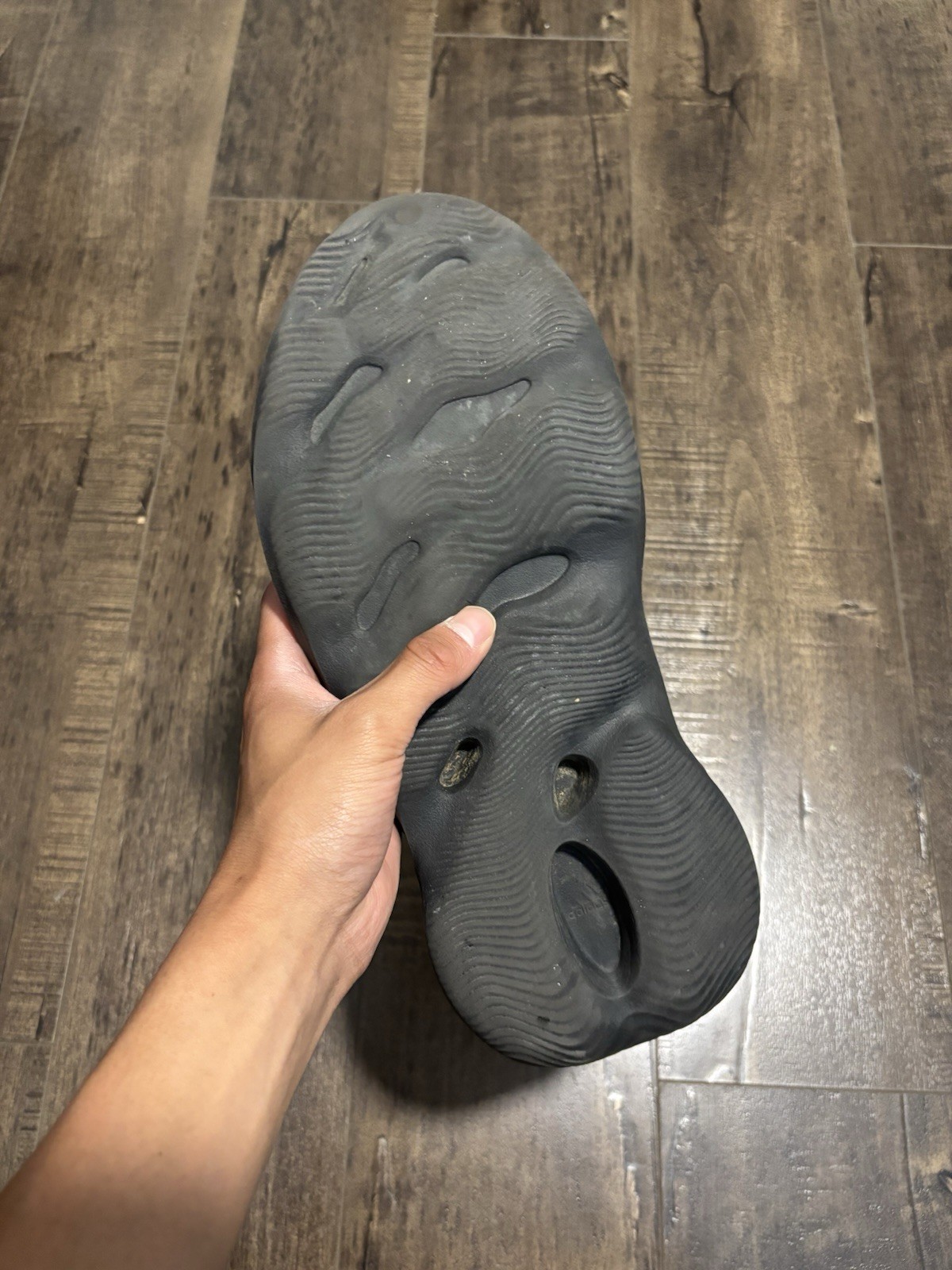 Adidas Yeezy Foamrunner Onyx SIZE 12 PREOWNED CLEAN WITH BOX SHIPS ASAP
