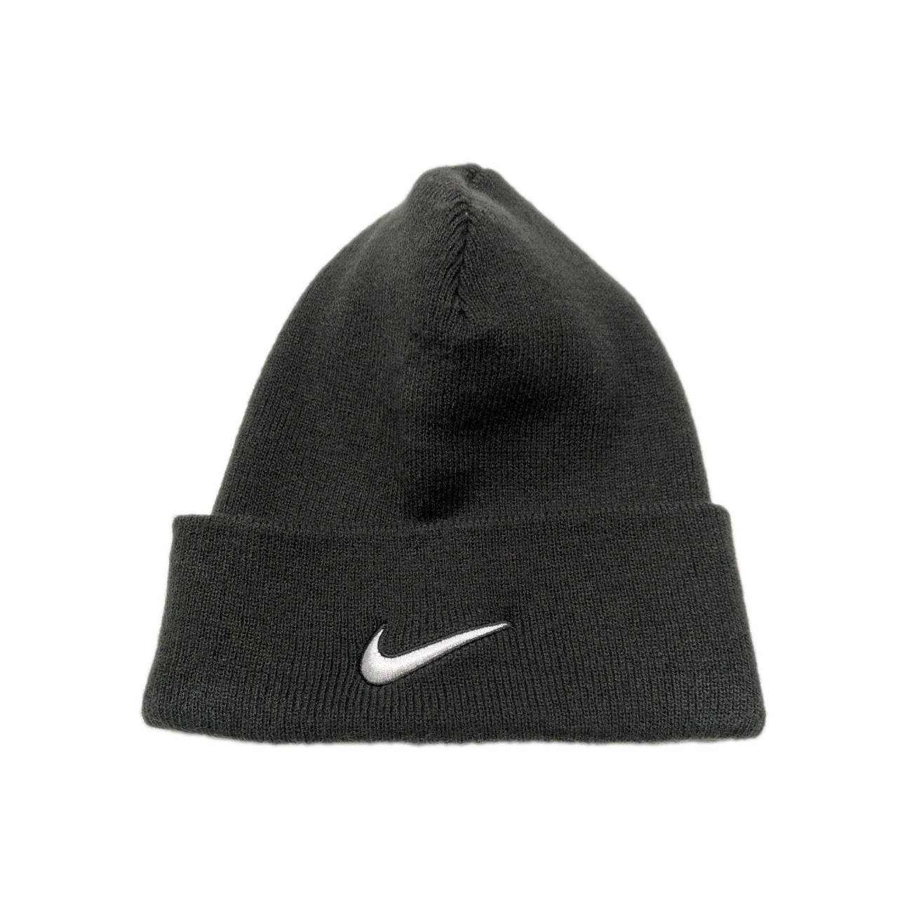 Nike Cuffed Knit Team Beanie Hat Gray CW6117 Unisex One Size OSFA