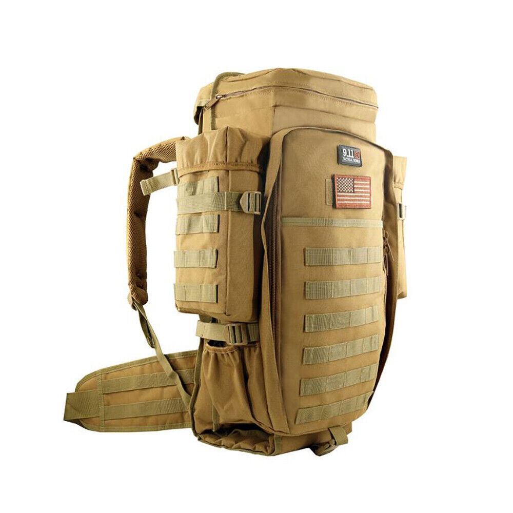 75L Large Camping Backpacks Tactical Rifle Bag Army Molle Bag Daypacks Rucksack