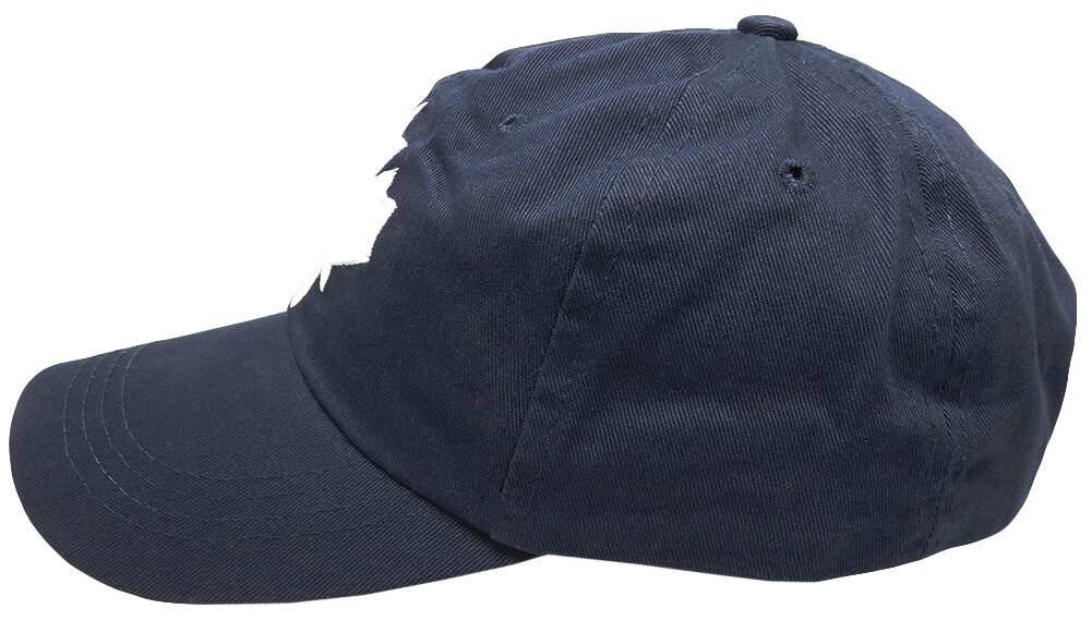 Canada Canadian Maple Leaf Navy Blue 100% Cotton Adjustable Embroidered Cap Hat