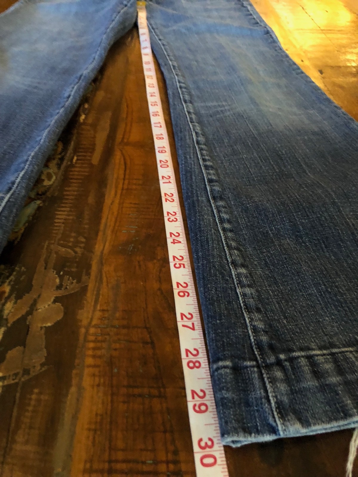 Citizen’s Of Humanity Faye #003 Stretch Low Waist Full Leg Distressed 28×30