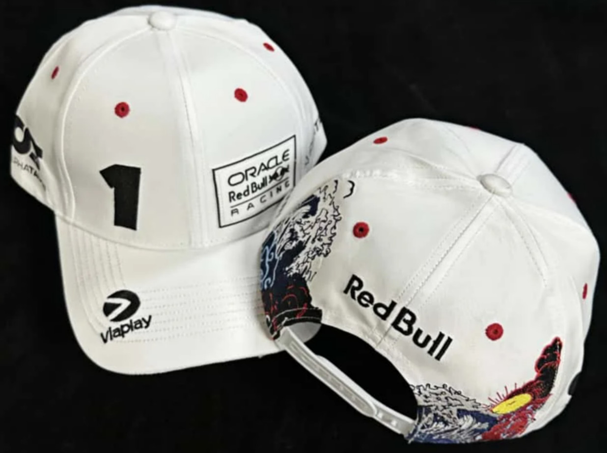 F1 Racing 2025 Special Edition Japan Max 1 GP Team Cap White. Factory 2nd.