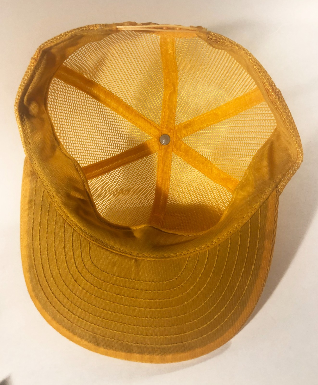 Vintage CAT Tractor Co. Patch Snapback Full Mesh Trucker Hat Louisville MFG. Co.