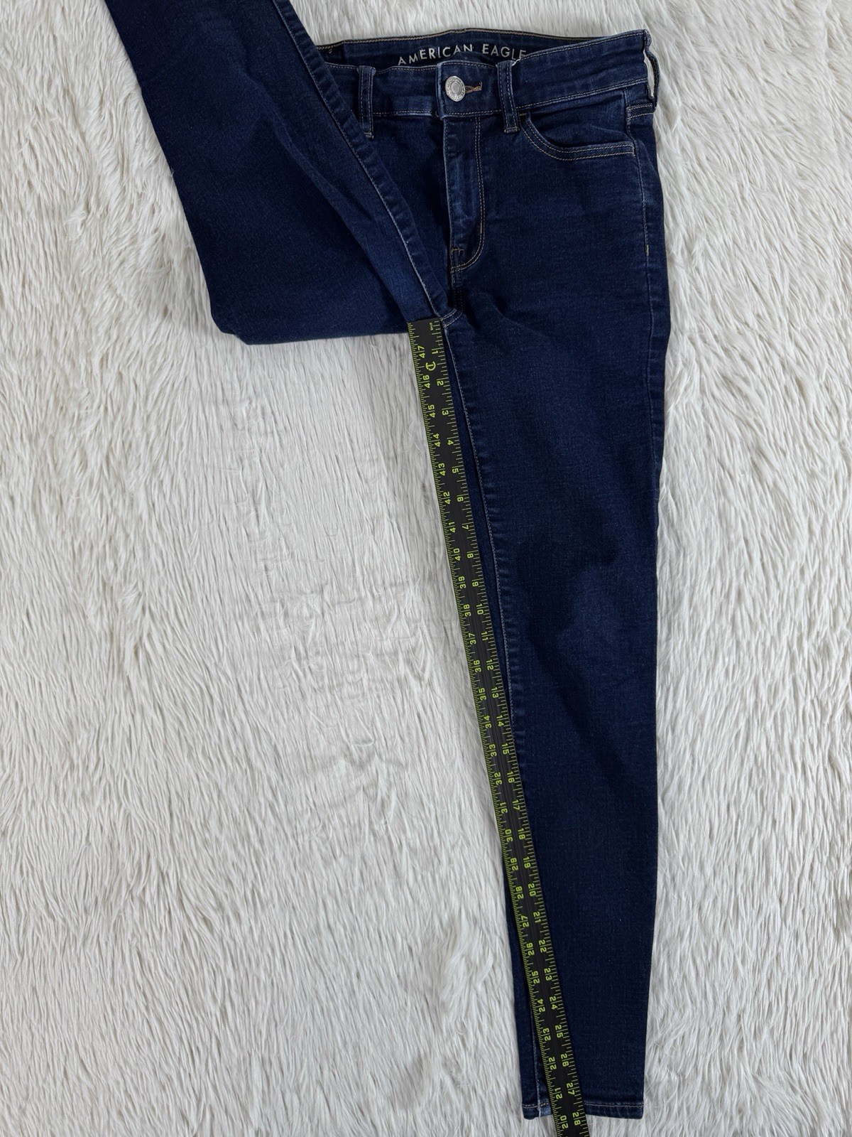 American Eagle Blue Dark Wash Hi-Rise Jegging Denim Jeans Women’s Size 4R