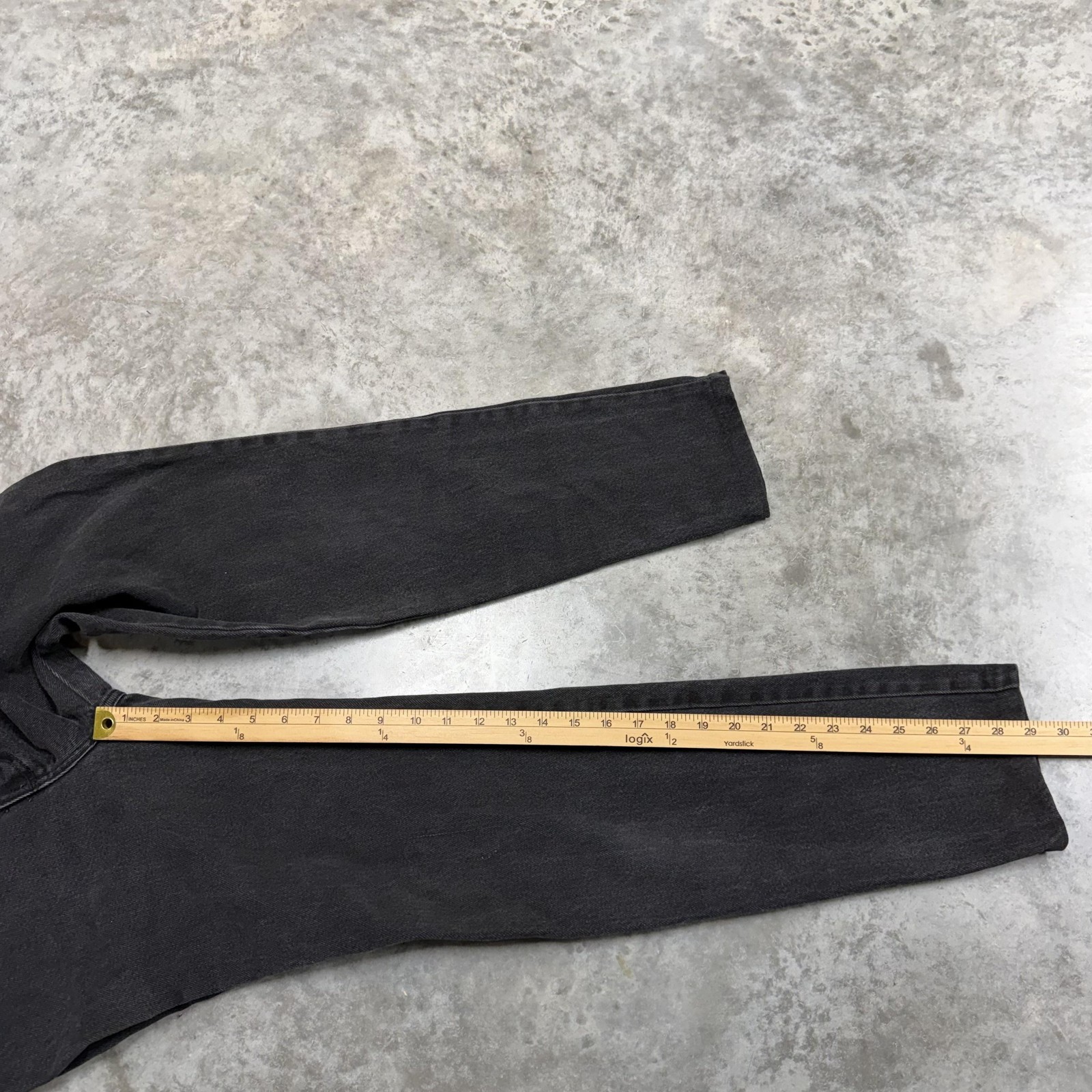 Vintage Bongo Jeans Juniors 7 Black High Rise Mom Tapered Leg Made USA 90s