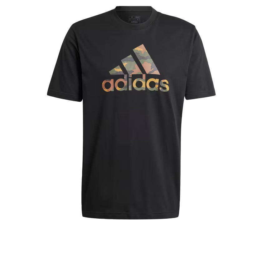 adidas men Camo Badge of Sport Graphic Tee