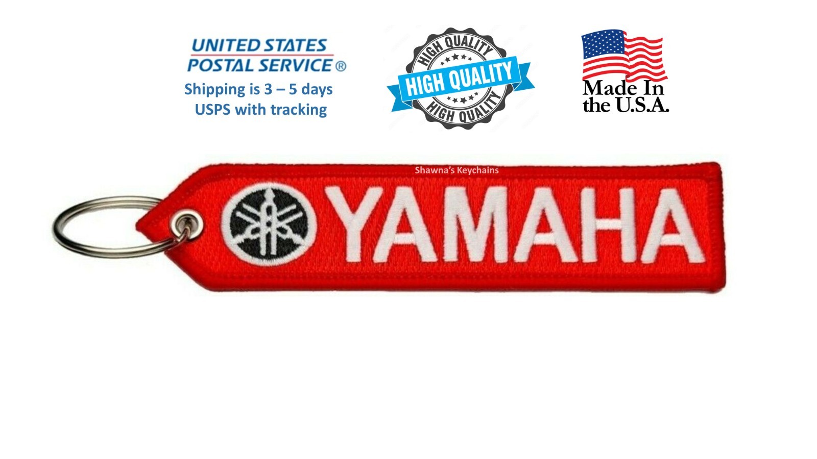 Yamaha Double Sided Biker Keychain Yamaha Lovers Key Holder Motorcycle Key Tag