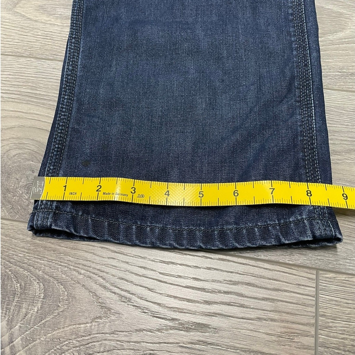 Polo Jeans Co Ralph Lauren Carpenter Jeans Wide Leg Blue Denim Cargo Pants 32×30