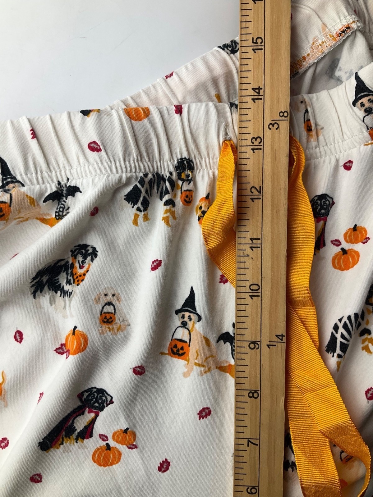 Lands End Large Halloween Novelty All Over Dog Print Pajama Lounge Pants