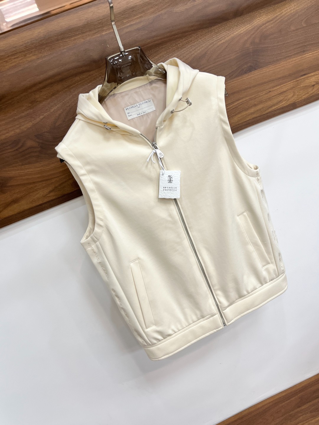 BRUNELLO CUCINELLI Hooded Vest – 2026 Spring Collection
