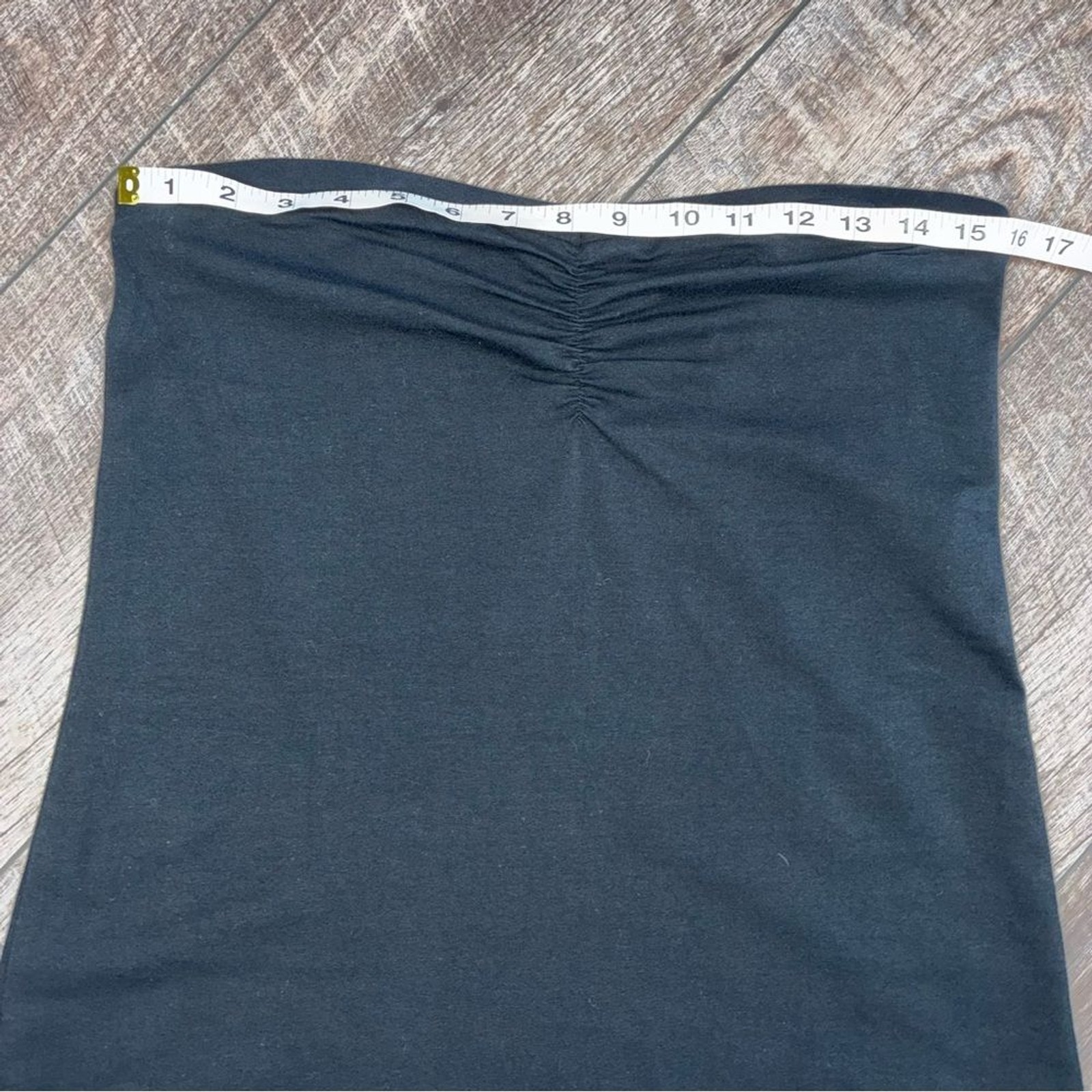 Torrid Black Strapless Top Large