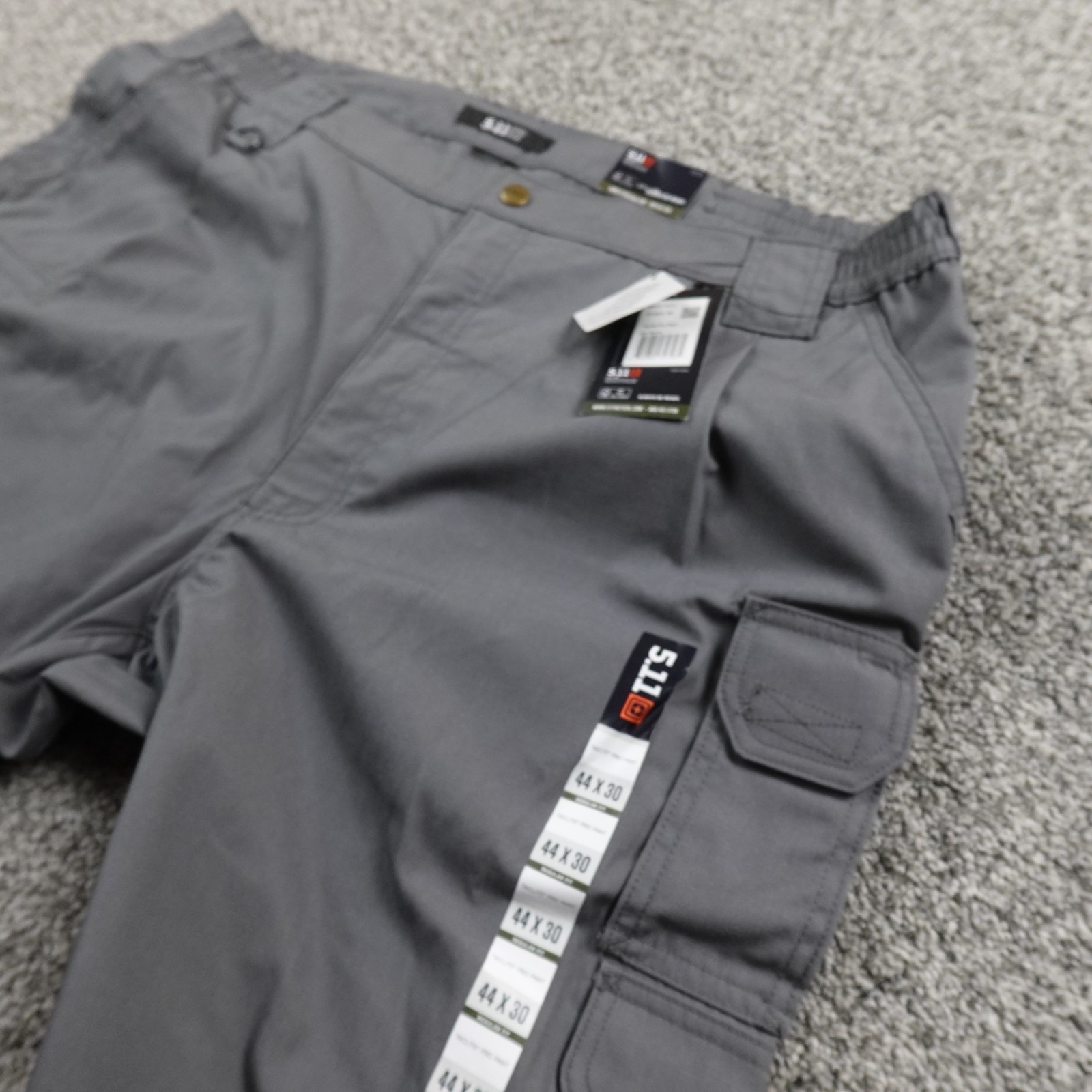 NEW 5.11 Tactical Pants Mens 44X28 Gray Taclite Pro Ripstop Cargo Utility Work