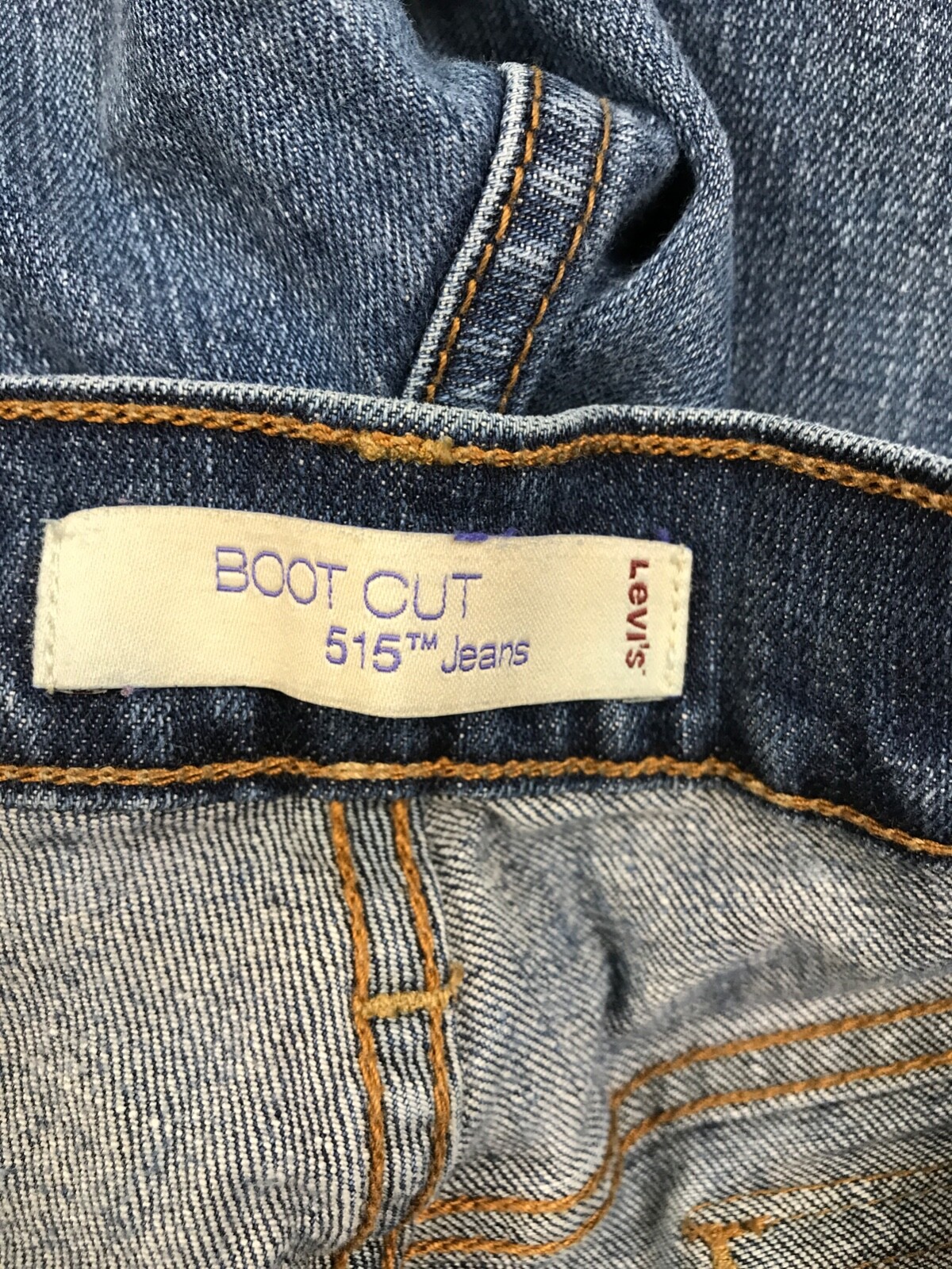 Vintage Y2K Levi’s 515 Bootcut Jeans Womens 16L Blue 99% Cotton 1% Spandex