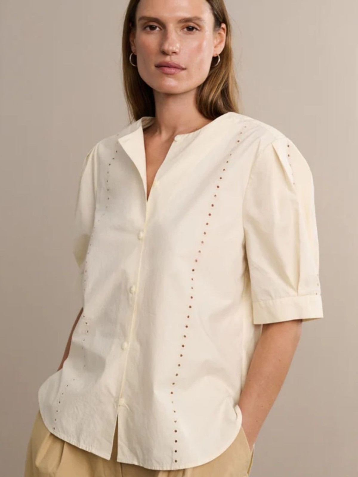 Jenni Kayne Women’s Natural Harper Blouse