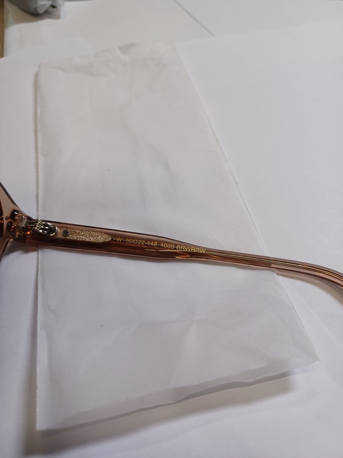 WMP Tate Light Crystal Brown / Brown Lens 50-22-148 Sunglasses