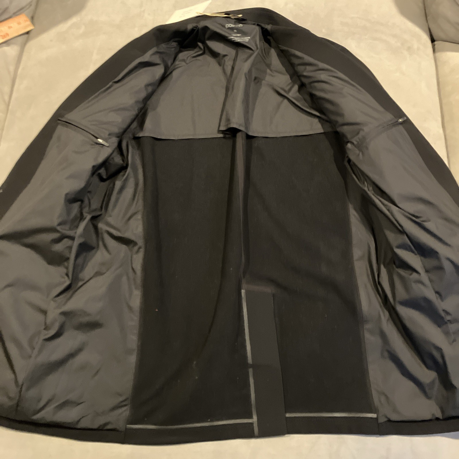 NWT – Paskho – Black Blazer / Jacket – Stretch Modern Travel Tech Pockets – XL