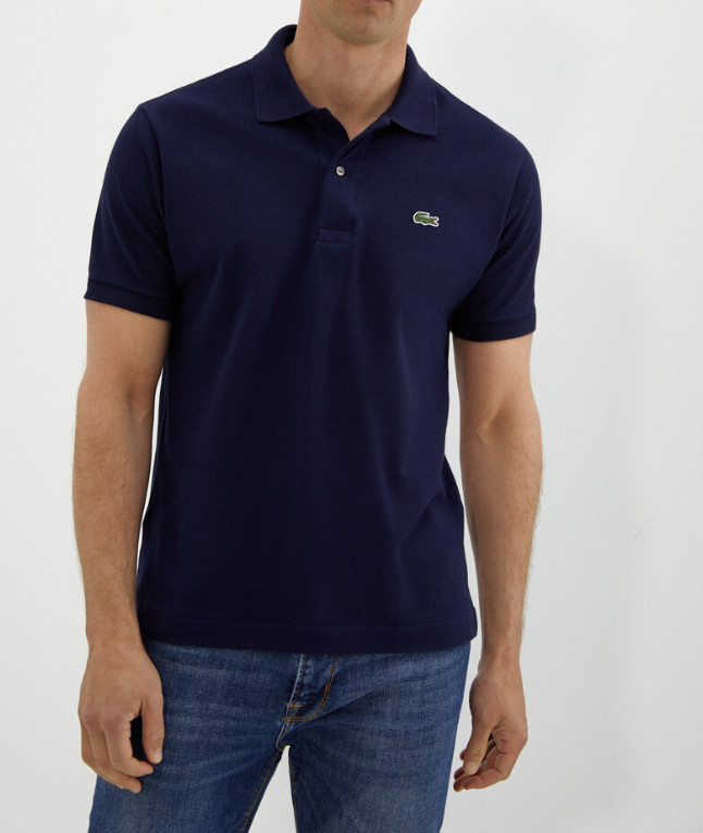 Lacoste Men’s Classic Fit Short Sleeve Pique Polo Shirt Navy