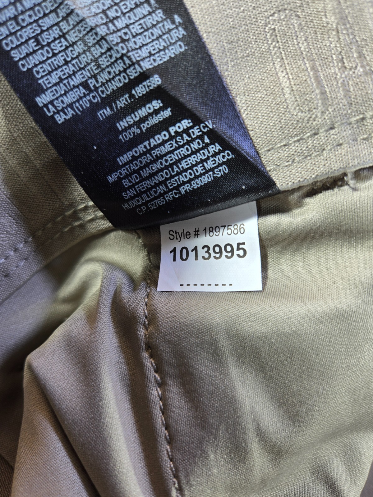 Copper and Oak Pants Men’s 34×30 NWT Stretch Hiking Tan Outdoor