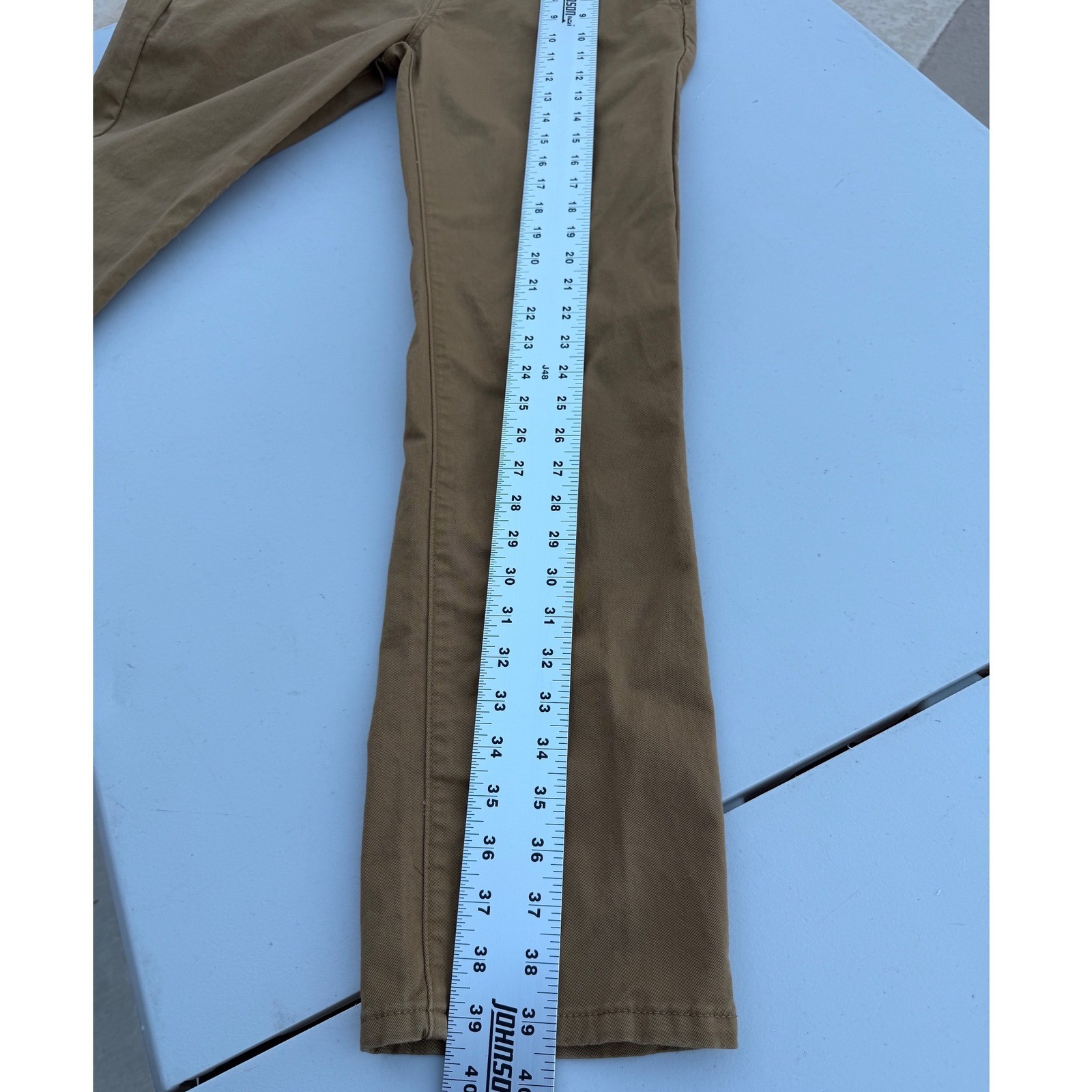 Levi’s Men’s Slim Straight Chino Pants Camel Brown Stretch Casual Khaki 28×32