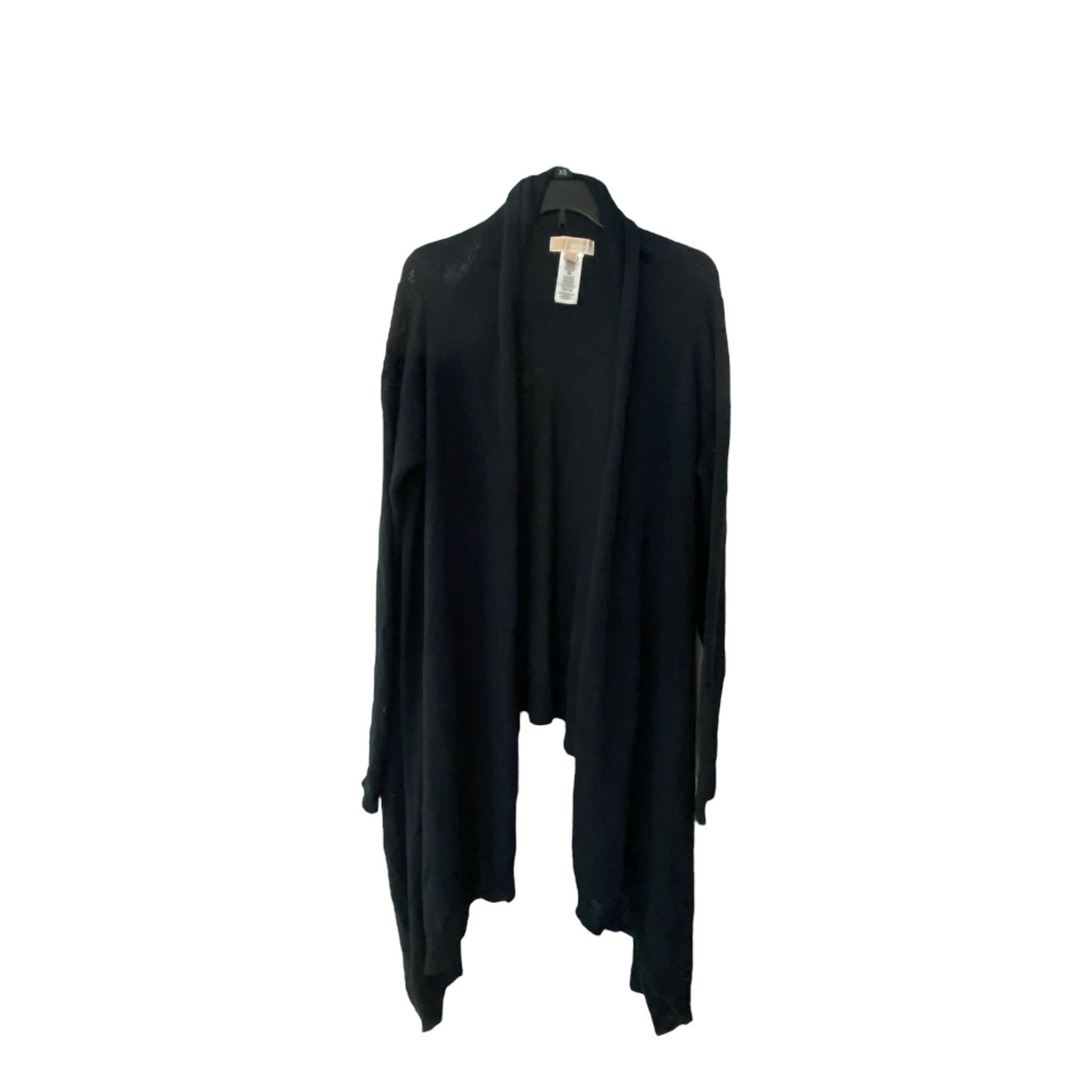 Michael Kors Women Long Sleeve Open Cardigan Sweater Navy Blue Size S/M