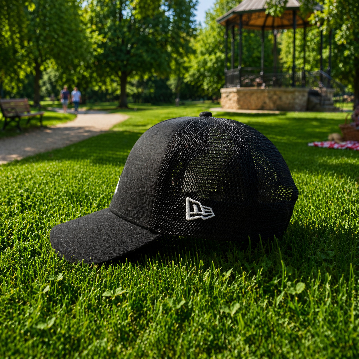 Coke Embroidered Baseball Cap Trucker Hat Logo Mesh Back Snapback CapCoke Embroi
