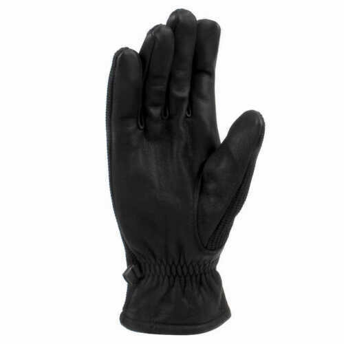 Spyder Men’s Leather Palm Black Gloves – Size Varies