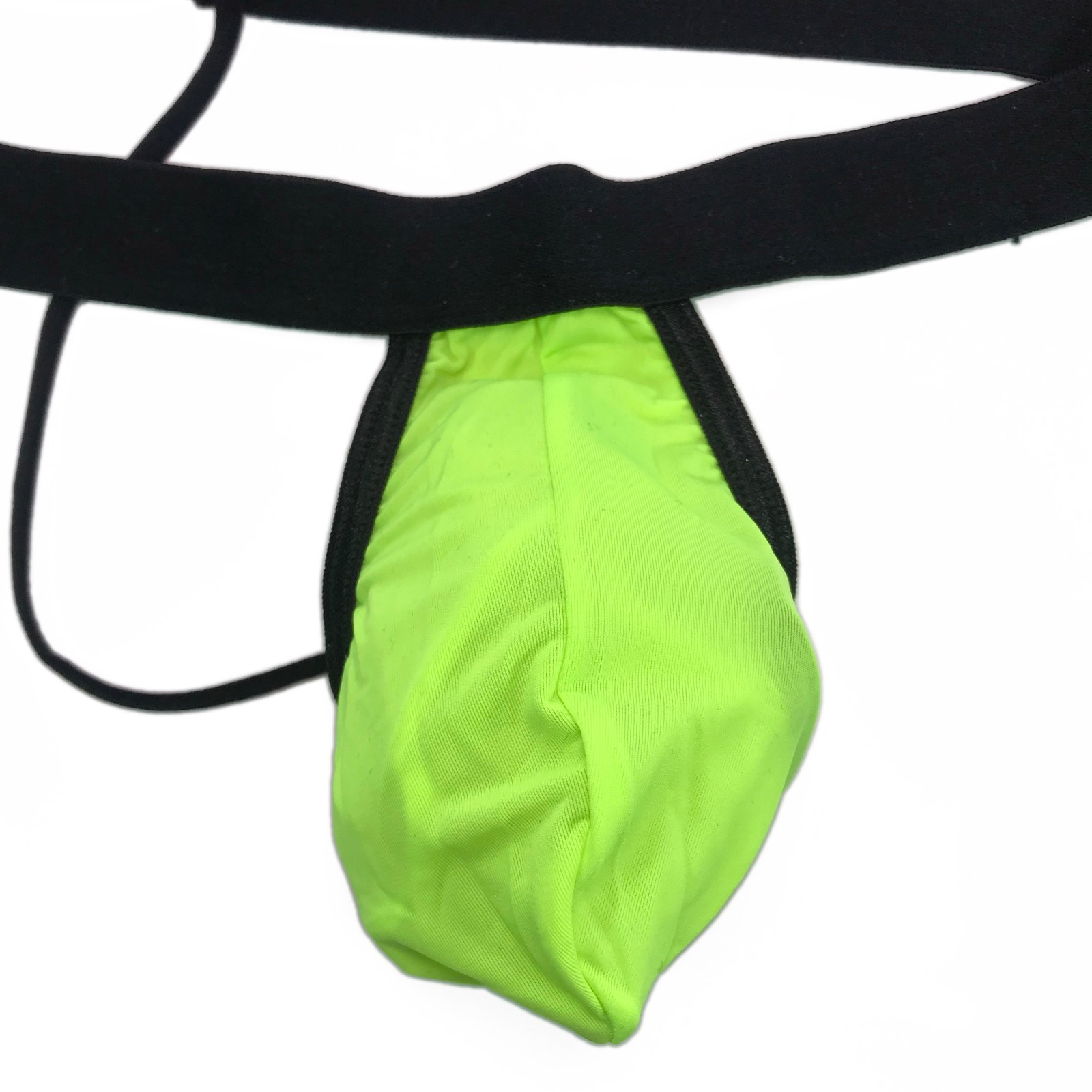 K1952 Mens Sexy Mini String Pouch Thong Soft Silky Thin Jersey Semi C-thru