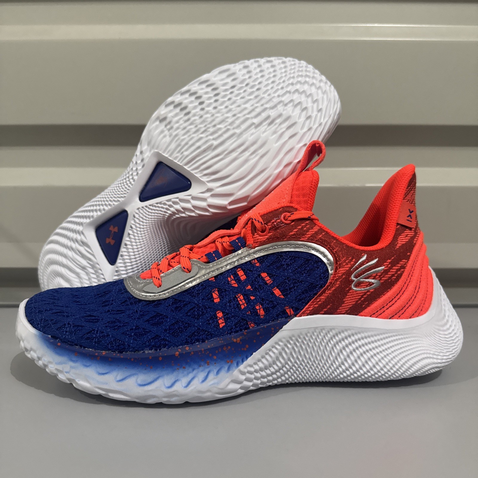 Under Armour Curry Flow 10 PE Liberty Bell Philadelphia 3026200-409 Mens Sz 8.5