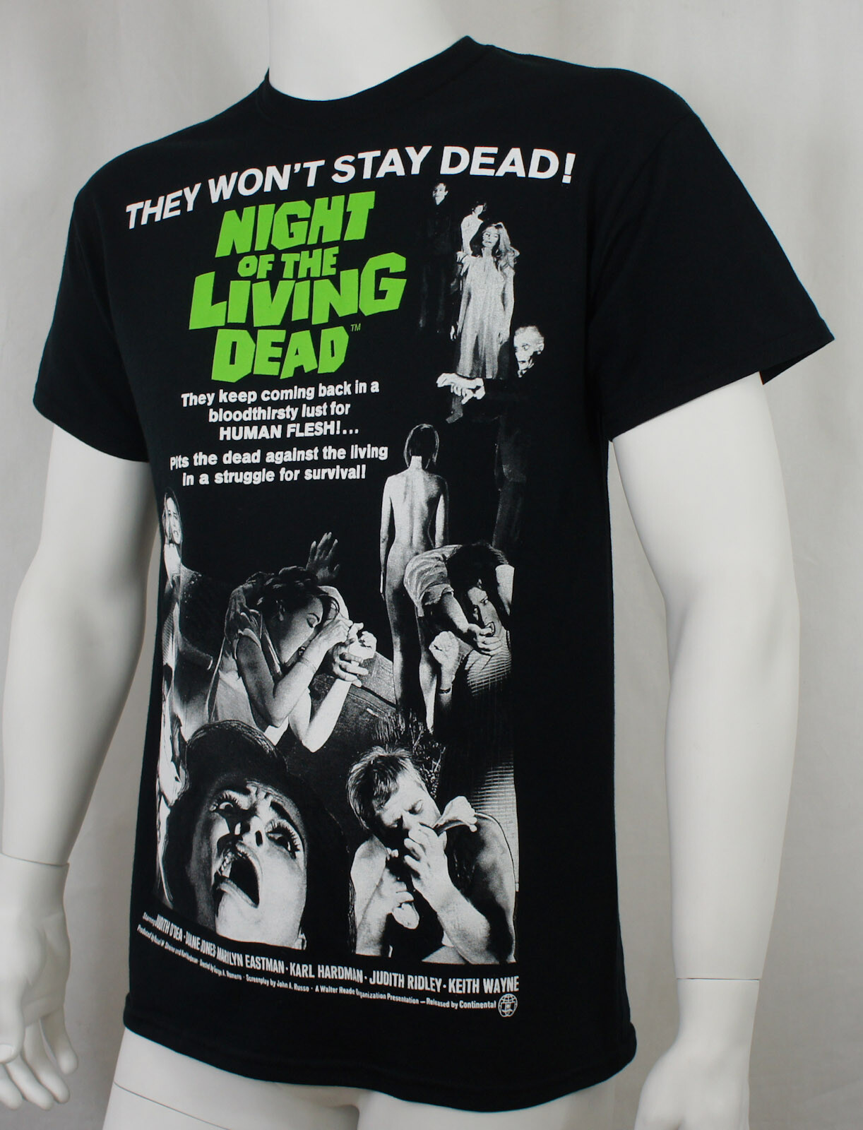 Authentic Romero’s Night Of the Living Dead Movie Poster T-Shirt S M L XL 2XL