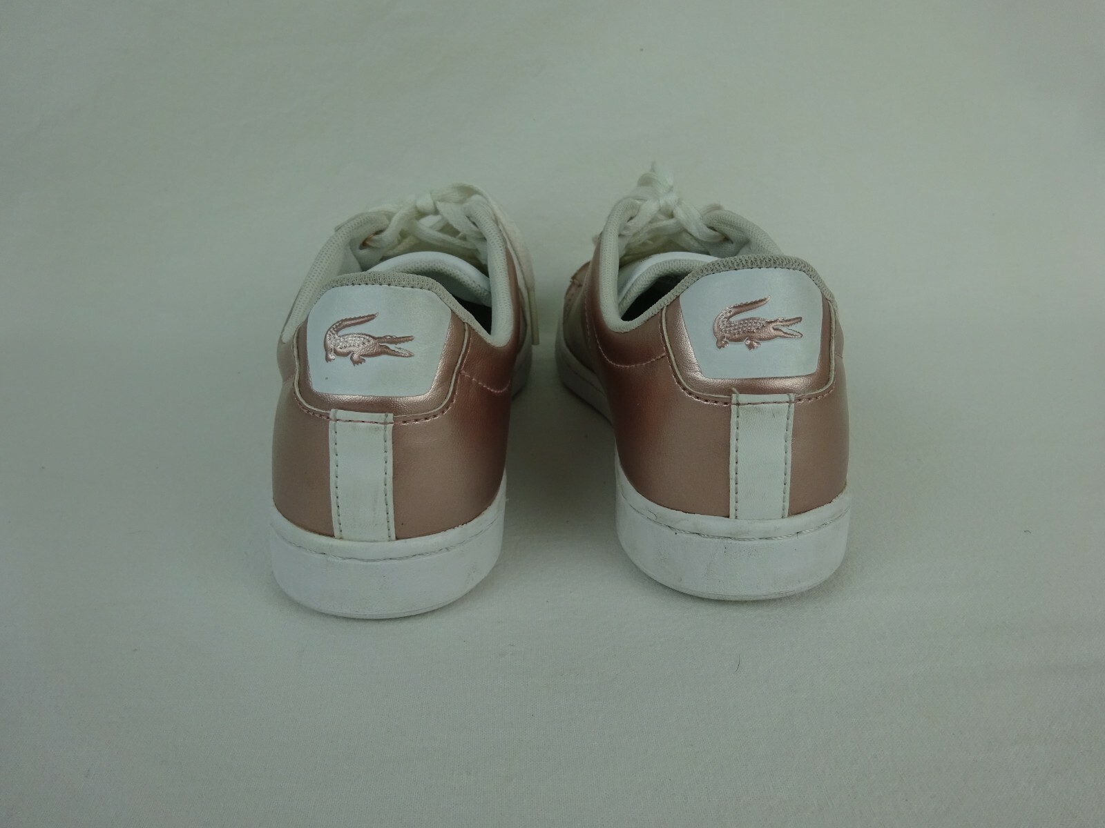 Lacoste Carnaby Evo 318-2 Metallic Pink Fashion Sneaker ~ EU Size 37