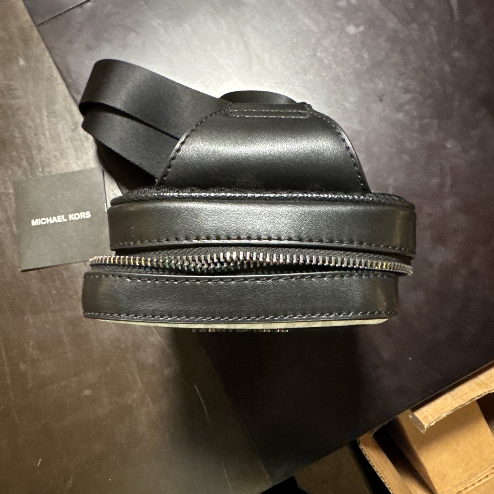 Michael Kors Cooper Men Medium Logo Crossbody Fanny Pack Waist Bag Variation