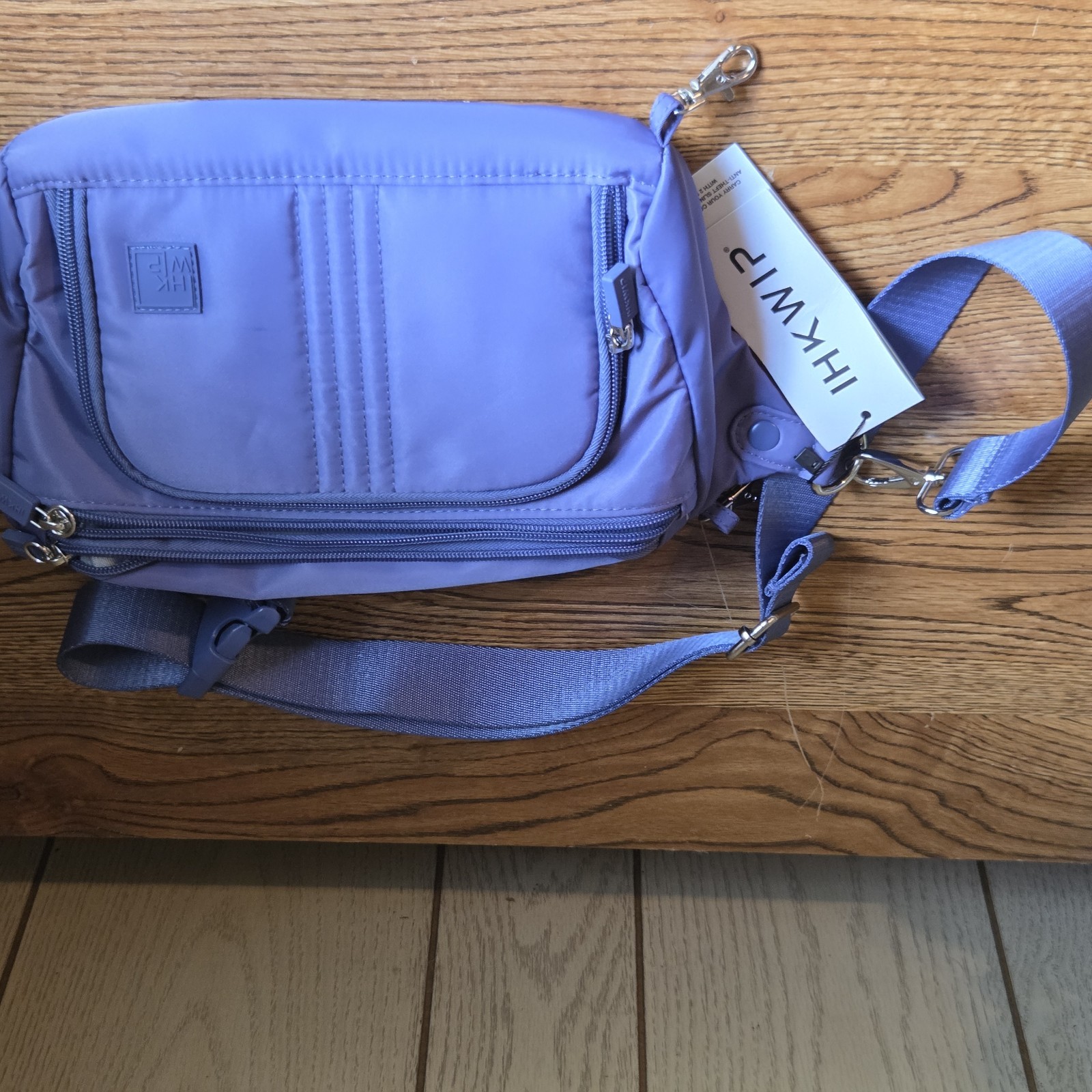 IHKWIP Confidence Anti-Theft Sling Crossbody Two Straps Marlin Blue Bag A684781