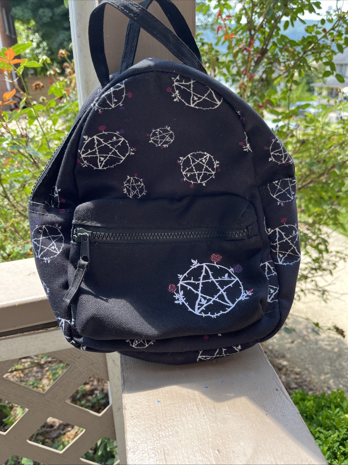 Women’s/teens Mini Backpack Or Bag For Pentagram Lovers