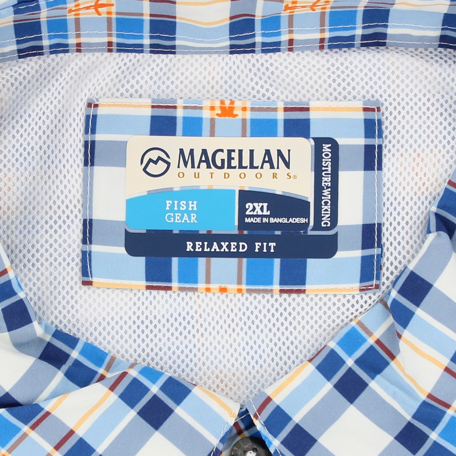 Magellan Men’s Shirt Houston Livestock Prints, Relaxed Short Sleeve Button Down